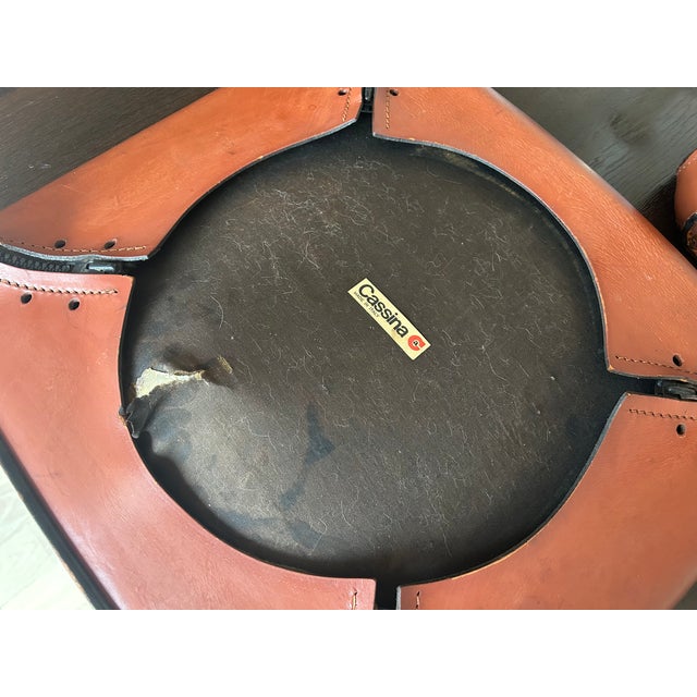 1980s 1980s Cassina Cab Chairs For Sale - Image 5 of 8