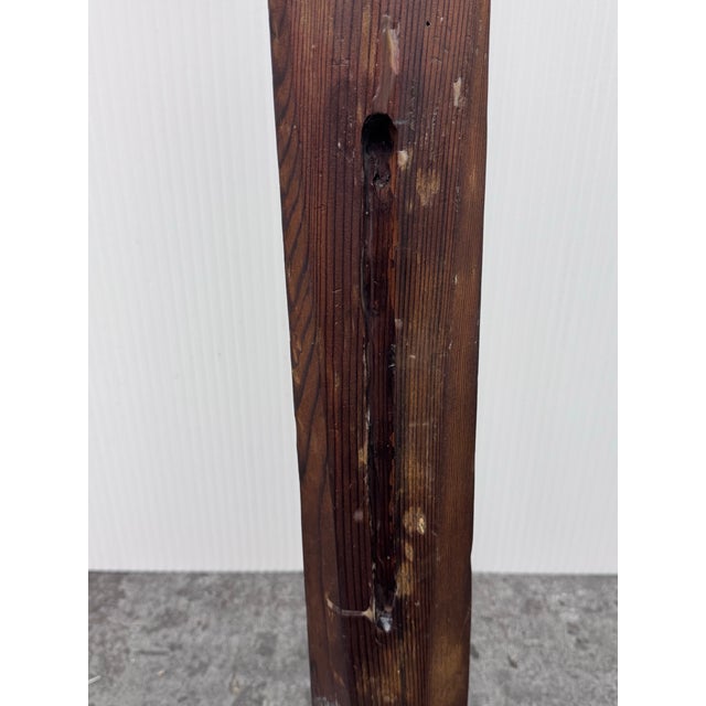 Antique Structural Single Bed Frame Post For Sale - Image 4 of 12