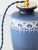 Vintage Blue and White Ceramic Table Lamps, 1970s, Set of 2 For Sale - Image 16 of 18