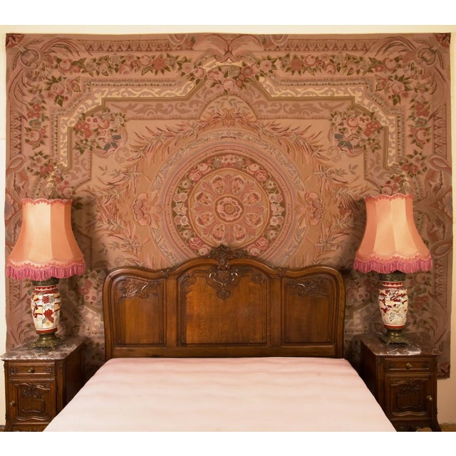 Large Savonnerie Tapestry from Aubusson For Sale - Image 3 of 6