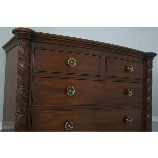 Stickley Antiquities Collection Mahogany High Chest For Sale In Philadelphia - Image 6 of 14