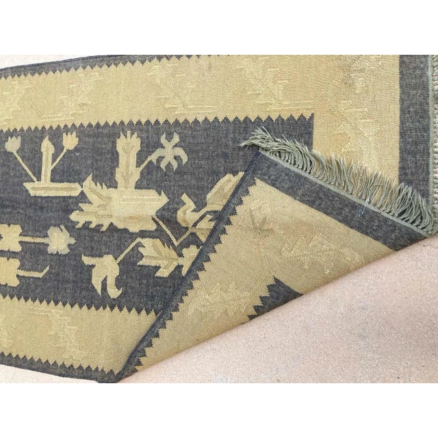 Vintage Small Ethnic Tribal Rug For Sale - Image 9 of 11