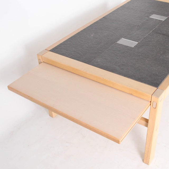 Slate Coffee Table, 1970s For Sale - Image 3 of 12