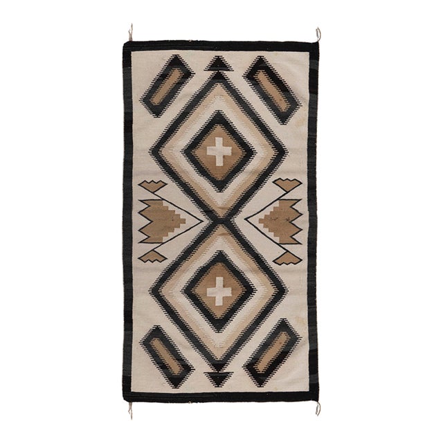 Antique Navajo Style Rug 3'7 X 6'9 For Sale