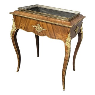 French Satinwood Jardinere Planter, 1880s For Sale