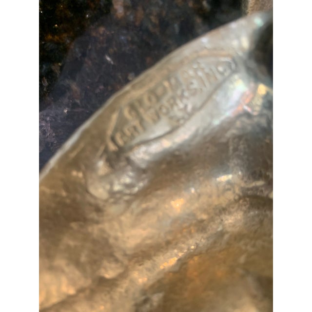 Metal Glo-Mar Brass Wall Sconces Candle Holders - A Pair For Sale - Image 7 of 8