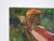 Mid 20th Century Plein Air Woman in Garden Painting For Sale - Image 4 of 8
