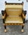 Vintage Ornate Egyptian Revival Black & Gold Chair W/Lion Heads For Sale - Image 12 of 12