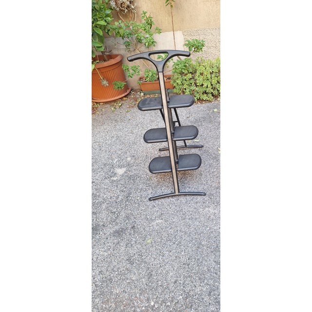 Folding Ladder Tiramisù Model in Painted Steel and Polypropylene by Andries Van Onck for Kartell, 1990s, in Very Good...
