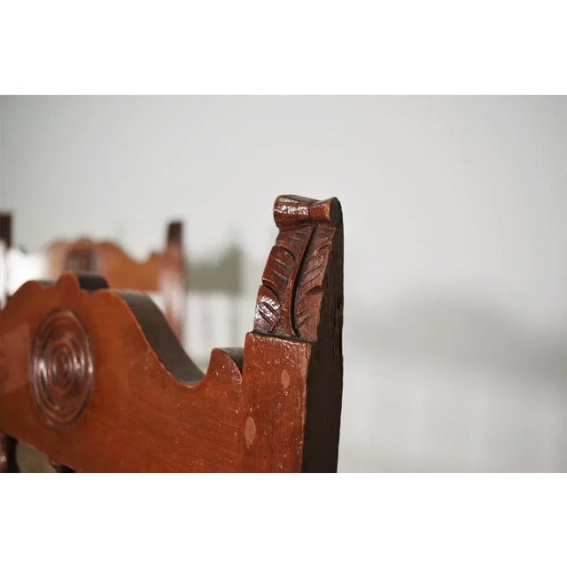 Set of Small Wooden Chairs For Sale - Image 6 of 9