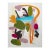 Contemporary Abstract Acrylic and Colored Pencil on Arches 300 Paper "Early Morning Perception" by Jessica Snow For Sale