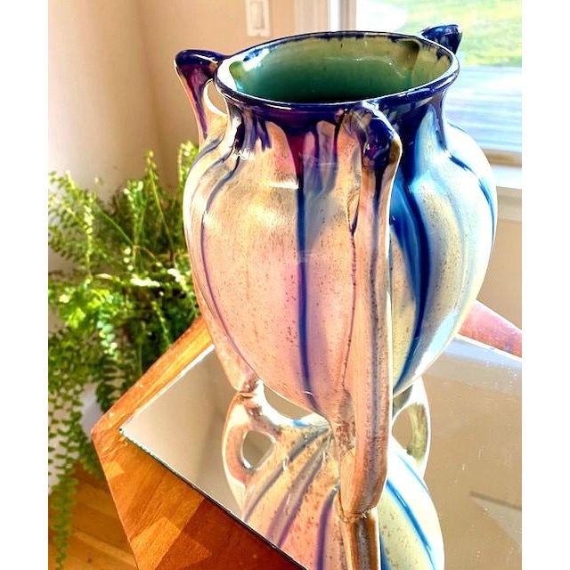 Cobalt & Cream Winged Vase (Circa 1920) Let’s talk about iconic. This absolutely stunning Thulin winged vase is what...