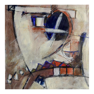 Late 20th Century Abstract Mixed Media Painting