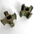 Mid Century Bronze Brutalist Candleholder or Paperweights