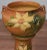 We are pleased to offer this beautiful Roseville Clematis Flowered Jardiniere and pedestal , from the 1940s. The bottom of...