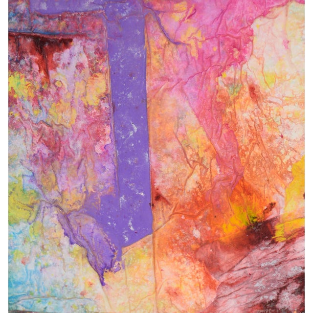 Abstract Expressionism Parallel - Abstract Expressionist Composition in Acrylic on Canvas by Charles David Francis For Sale - Image 3 of 7