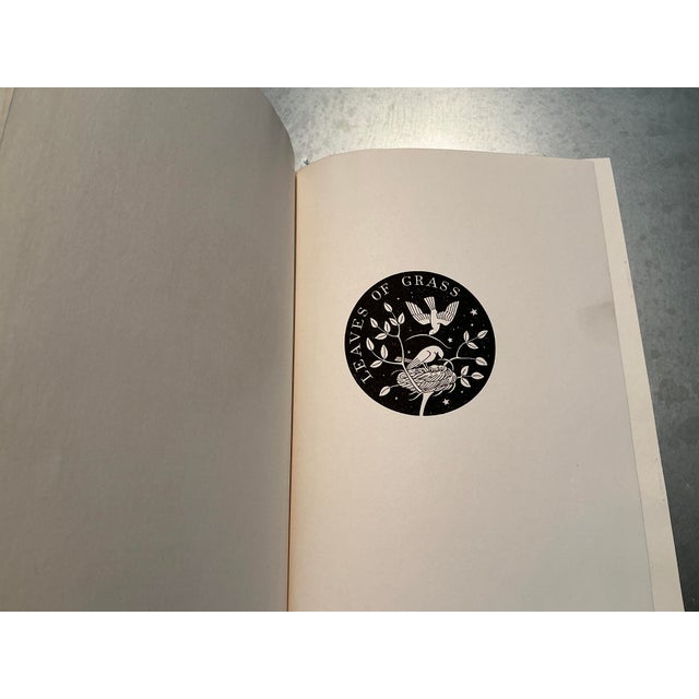 Mid-Century 1950 Heritage Club "Leaves of Grass" by Walt Whitman, Illustrated by Rockwell Kent - With Slipcase & Sandglass Insert For Sale - Image 13 of 18