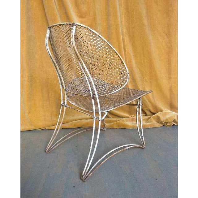 1960s 1960s Vintage Iron Garden Chair For Sale - Image 5 of 9
