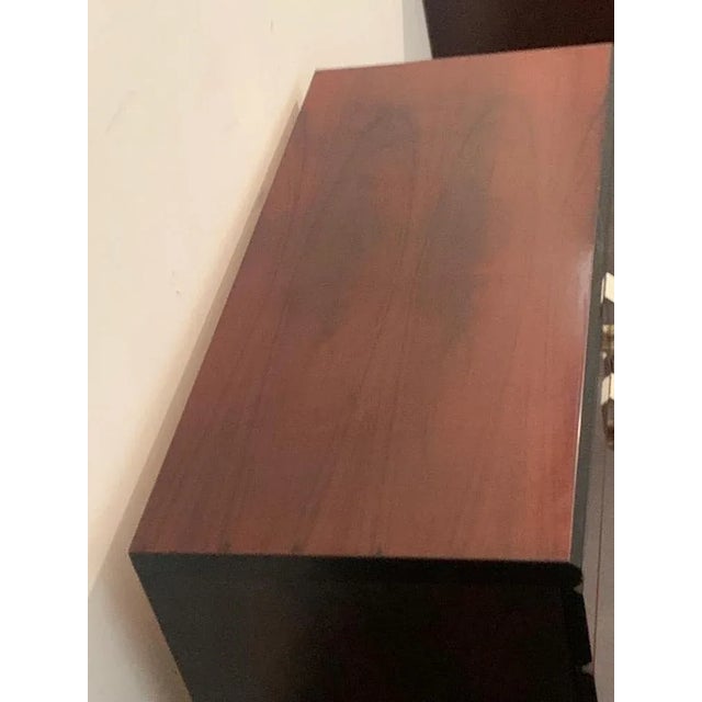 Rosewood Ebonized Sideboard, 1970s, Set of 2 For Sale - Image 10 of 13