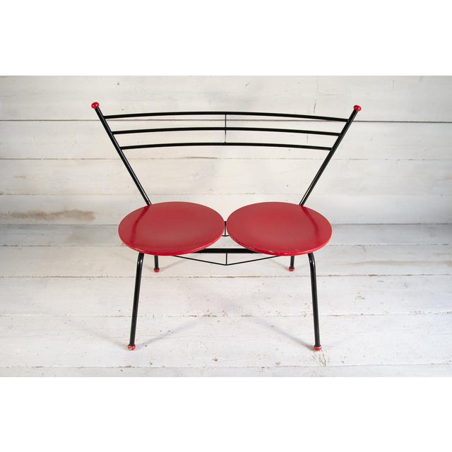 Space Age Double Seat Bench, 1960s For Sale - Image 15 of 15
