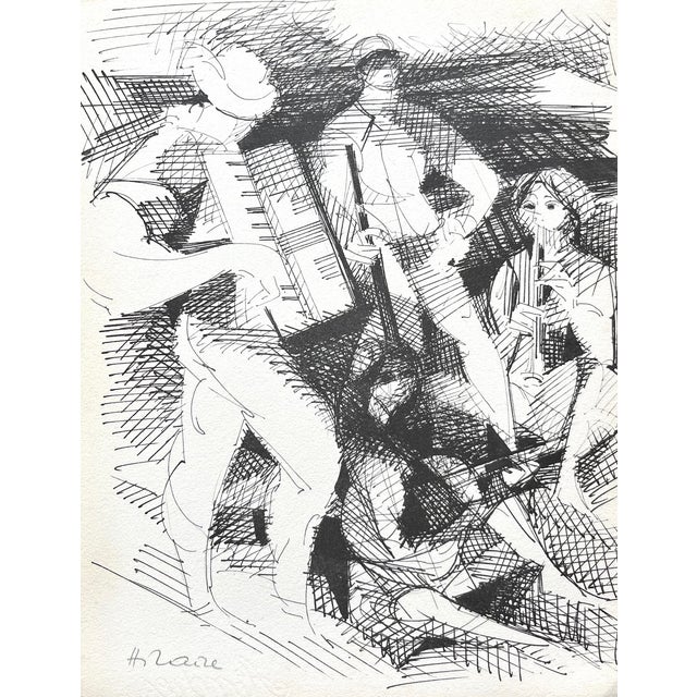 Artist: Camille Hilaire Country: France Medium: Facsimile Marks: Hand-signed in pencil, 1962 Printed: 1962 by La Press...