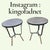 These tables exemplify Jacques Adnet's signature style, characterized by the combination of metal and saddle leather....