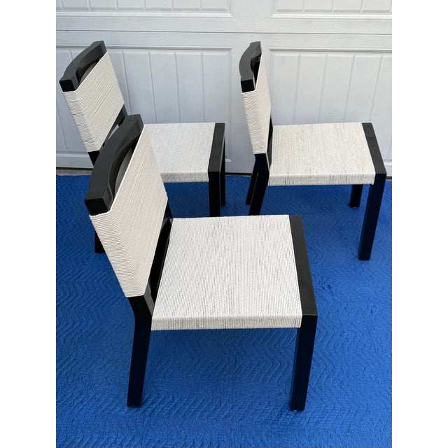 Mid-Century Modern 1950’s String Chair by VKG of Beverly Hills-Set of Three For Sale - Image 3 of 10