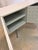 Wood White Sideboard with Circular Relief Pattern For Sale - Image 7 of 11