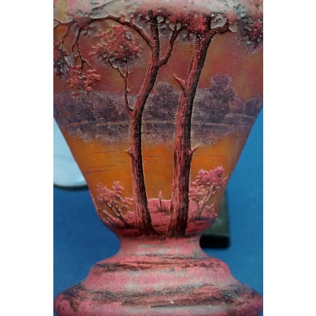 20th Century Blown Glass Vase with Lorraine Cross from Daum Nancy, France, 1890s For Sale - Image 14 of 18