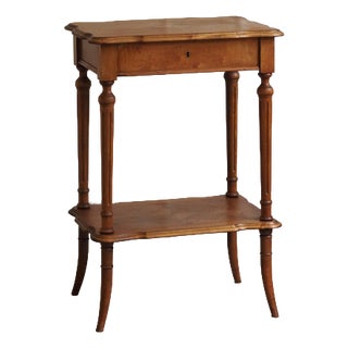 Dressing Table with Beveled Mirror For Sale