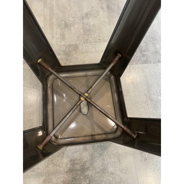 H75 Industrial Stackable Bar Stool in Varnished Metal by Xavier Pauchard for Tolix, 1950s For Sale - Image 16 of 18