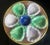 Blue 19th Century English Majolica Oyster Plate For Sale - Image 8 of 9