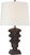 Transitional Thomas O'Brien by Visual Comfort Signature Luxor Medium Table Lamp in Garden Bronze with Linen Shade For Sale - Image 3 of 3