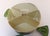 Plastic Vintage Sterilite Four Piece Canister Set With Lazy Susan Base in Cream and Green Plastic With Butterfly Motif For Sale - Image 7 of 17