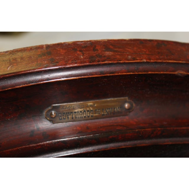 Late 19th Century Original Female Nude on a Shell with Putti Art Nouveau 1890 s Signed For Sale - Image 5 of 17