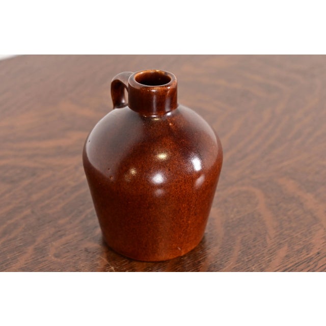 Roycroft Roycroft Pottery Antique Arts & Crafts Glazed Ceramic Jug, Circa 1920s For Sale - Image 4 of 12