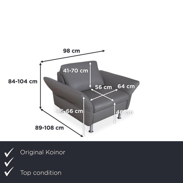 The Elena model from the premium German manufacturer Koinor is the perfect choice for anyone seeking a standalone armchair...