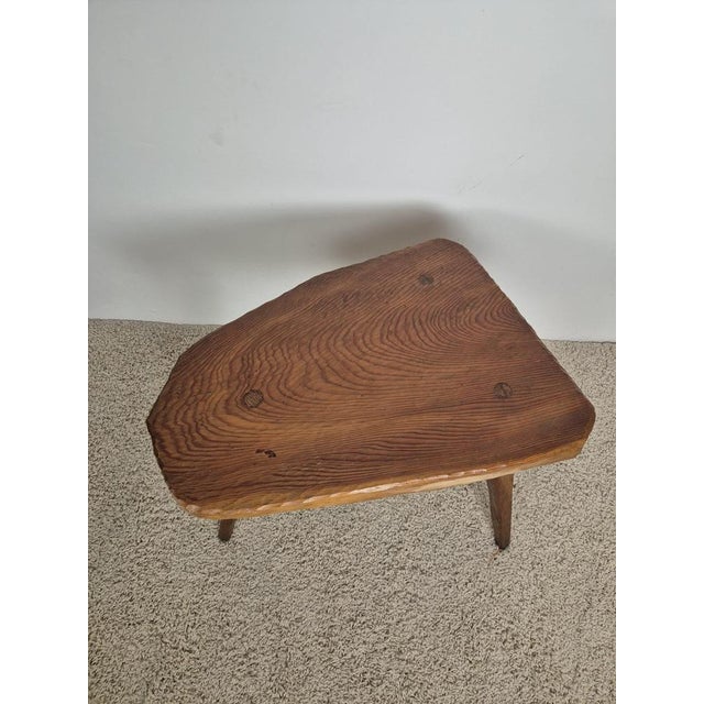 Wood Rustic Coffee Table in the style of Charlotte Perriand, 1950s For Sale - Image 7 of 15