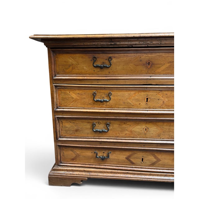 17th Century 17th Century Italian Walnut Commode For Sale - Image 5 of 16