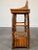 1970s Vintage Duquette Style Rattan Pagoda Hanging Shelf For Sale - Image 5 of 9