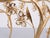 Metal Hollywood Regency Oval Brass and Crystal Butterfly Side Table, 1980s For Sale - Image 7 of 8
