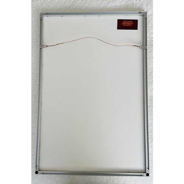 Bridget Riley Original 1973 Poster, Framed For Sale - Image 4 of 4