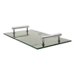 Modernist Mirrored Tray, France 1960 For Sale