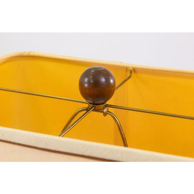 Mid 20th Century Pair of Vintage Yasha Heifetz Sculptural Wooden Female & Male Torso Table Lamps For Sale - Image 5 of 9