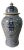 Chinese Double Happiness Blue and White Porcelain Ginger Jar For Sale
