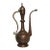 Mid 20th Century Boho Chic Middle Eastern Copper & Brass Engraved Ewer Water Pitcher For Sale