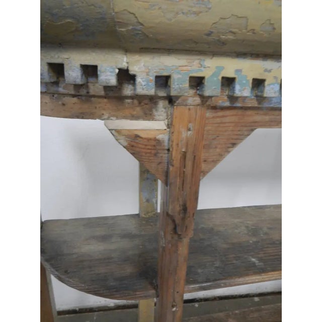 Bookcase Shelf in Fir, 1940s For Sale - Image 9 of 10