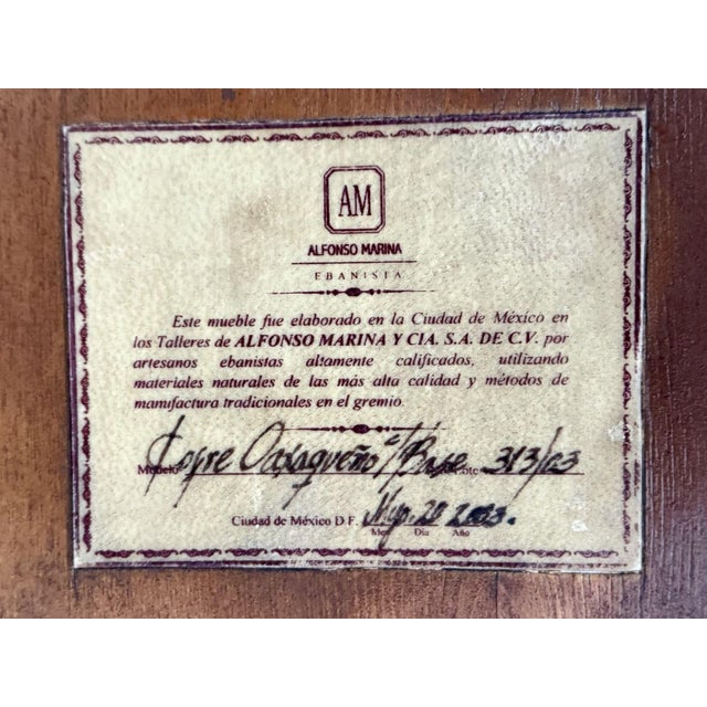 Late 20th Century Alfonso Marina Spanish Colonial Marquetry Trunk For Sale - Image 18 of 18