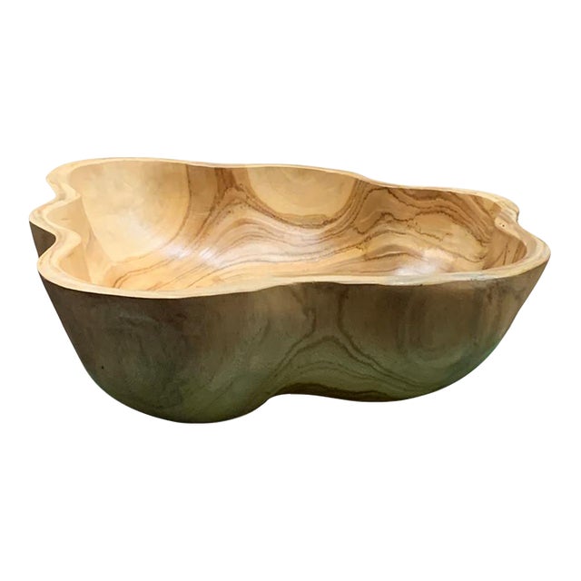 Medium Wooden Bowl For Sale