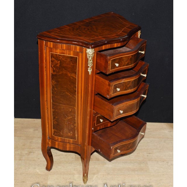 French Empire Chests of Drawers, Set of 2 For Sale - Image 4 of 12